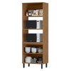 Torre Quente Cloe 3 Portas 100% Mdf Freijó/Jade Tto01 - Pnr Móveis