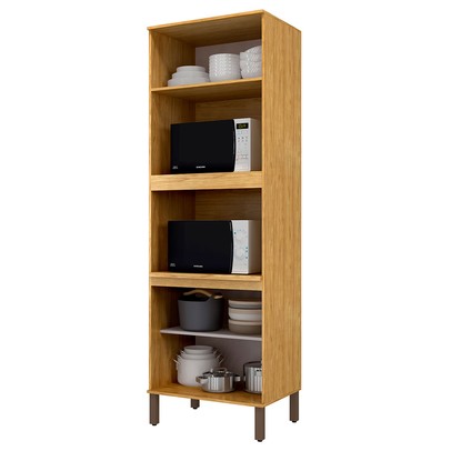 Torre Quente Amélia 3 Portas 1 Prateleira Marrocos/Off White - Pnr Móveis