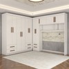 Guarda-Roupa Casal Modulado Belgrado 11 Portas 6 Gavetas Branco - Panorama Móveis