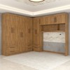 Guarda-Roupa Casal Modulado Belgrado 11 Portas 6 Gavetas Cinamomo - Panorama Móveis