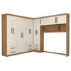 Guarda-Roupa Casal Modulado Belgrado 11 Portas 6 Gavetas Cinamomo/Off White - Panorama Móveis