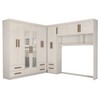Guarda-Roupa Casal Modulado Belgrado 11 Portas 6 Gavetas com Espelho Branco - Panorama Móveis