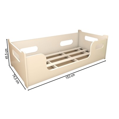 Cama Infantil Montessoriana Doce Soninho Branco - Panorama Móveis