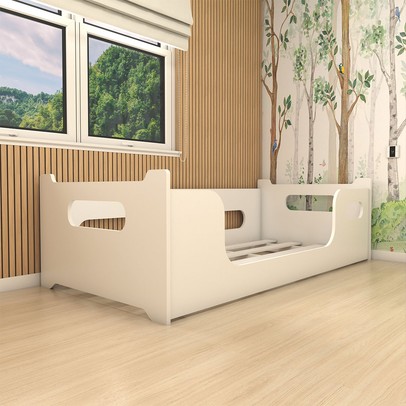 Cama Infantil Montessoriana Doce Soninho Branco - Panorama Móveis