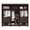 Guarda-Roupa Casal Palazzo Luxo 6 Portas 6 Gavetas 100% Mdf com Espelho Savana - Pnr Móveis