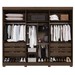 Guarda-Roupa Casal Palazzo Luxo 6 Portas 6 Gavetas 100% Mdf Savana/Off White - Pnr Móveis