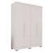 Guarda-Roupa Solteiro Pinheiro 4 Portas 2 Gavetas Branco - Pnr Móveis