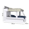 Treliche 1 Porta 2 Gavetas 1400 Branco - Percasa
