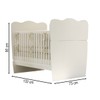 Berço Mini Cama 2 em 1 Baby Branco - Percasa