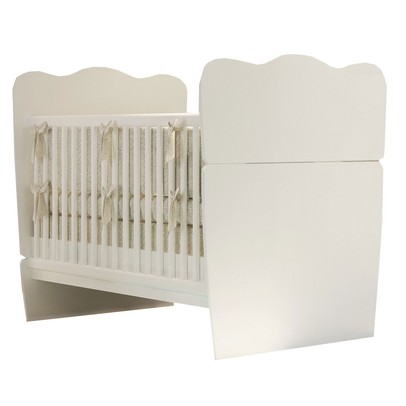 Berço Mini Cama 2 em 1 Baby Branco - Percasa