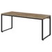 Mesa Escrivaninha Kuadra Carvalho/Preto 16331 - Compace