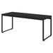 Mesa Escrivaninha Kuadra Preto ônix/Preto 16331 - Compace
