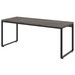 Mesa Escrivaninha Kuadra Carvalho Dark/Preto 16331 - Compace