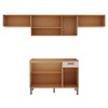 Cozinha Completa 8 Portas 1 Gaveta 100% Mdf Cm0051 Freijó/Off White - Genialflex