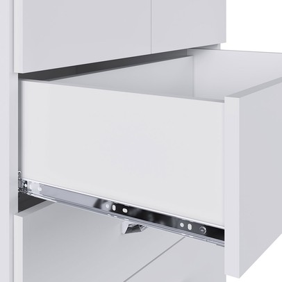 Quarto Infantil Completo Baby 5 Portas 2 Gavetas Branco - Percasa