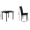 Mesa de Jantar 4 Lugares Tokio Preto - Art Panta