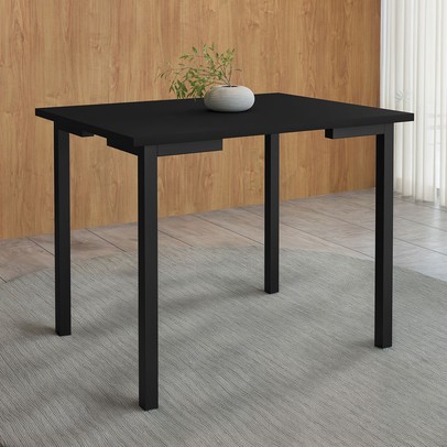 Mesa de Madeira Compact 109 Cm Preto - Art Panta