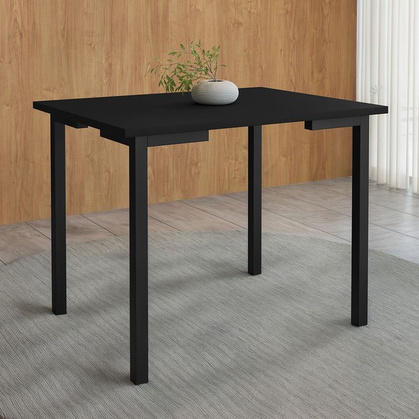 Mesa de Madeira Compact 109 Cm Preto - Art Panta