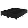 Base de Cama Box Queen Lunare Bordado Preto - Vian