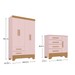 Quarto Infantil Completo Soninho 5 Portas 6 Gavetas Rosa/Cinamomo - Panorama Móveis