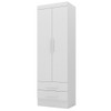 Armário de Cozinha Modulare 2 Portas 2 Gavetas Branco - Panorama Móveis