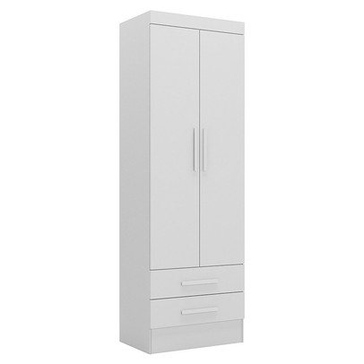 Armário para Escritório Modulare 2 Portas 2 Gavetas Branco - Panorama Móveis