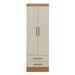 Armário para Escritório Modulare 2 Portas 2 Gavetas Cinamomo/Off White - Panorama Móveis