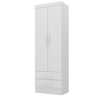 Armário Multiuso Modulare 2 Portas 2 Gavetas Branco - Panorama Móveis