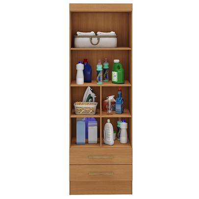 Armário Multiuso Modulare 2 Portas 2 Gavetas Cinamomo - Panorama Móveis