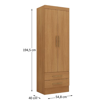 Paneleiro Modulare 2 Portas 2 Gavetas Cinamomo - Panorama Móveis