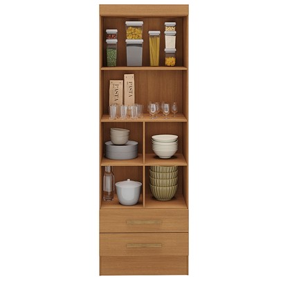 Paneleiro Modulare 2 Portas 2 Gavetas Cinamomo - Panorama Móveis