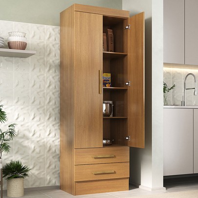 Paneleiro Modulare 2 Portas 2 Gavetas Cinamomo - Panorama Móveis