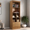 Estante para Livros Modulare 2 Gavetas 4 Prateleiras Cinamomo - Panorama Móveis