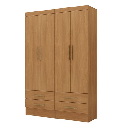 Armário Multiuso Modulare 4 Portas 4 Gavetas Cinamomo - Panorama Móveis