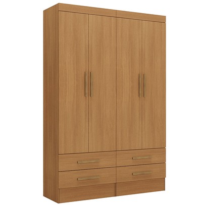 Armário para Escritório Modulare 4 Portas 4 Gavetas 100% Mdf Cinamomo - Panorama Móveis