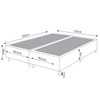 Base de Cama Box King Lunare Bordado Azul - Vian
