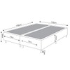 Base de Cama Box Queen Lunare Liso Turkey Creme - Vian