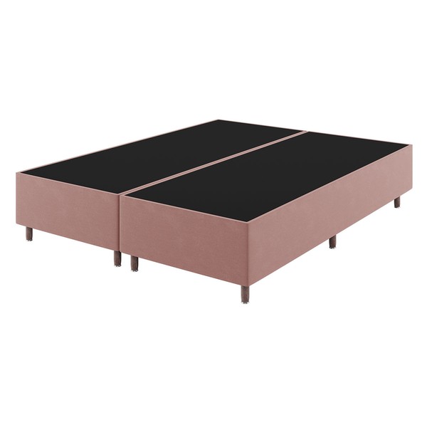 Base de Cama Box Queen Lunare Liso Turkey Rose - Vian