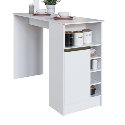 Bancada de Cozinha Dinamarca 1 Porta 140 Cm 6123.36 Branco - Indekes