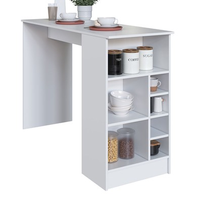 Bancada de Cozinha Dinamarca 1 Porta 140 Cm 6123.36 Branco - Indekes