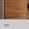 Guarda-Roupa Casal Authentic 2 Portas 6 Gavetas 100% Mdf com Vidro Flex Nogueira/Nude - Demóbile