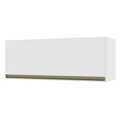 Armário Aéreo Cozinha 80 Cm 1 Porta Basculante 6123.4 Branco - Indékes