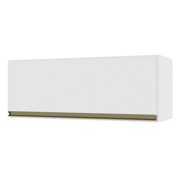Armário Aéreo Cozinha 80 Cm 1 Porta Basculante 6123.4 Branco - Indékes