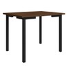Mesa de Madeira Compact 109 Cm Preto/Freijo - Art Panta