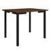 Mesa de Madeira Compact 109 Cm Preto/Freijo - Art Panta