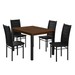 Mesa de Jantar 4 Lugares Monaco Tokio Preto/Freijó - Art Panta