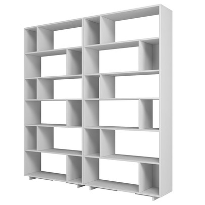 Estante para Livros 10 Prateleiras Branco Bke 260 - Brv