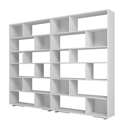 Estante para Livros 10 Prateleiras Branco Bke 26 - Brv