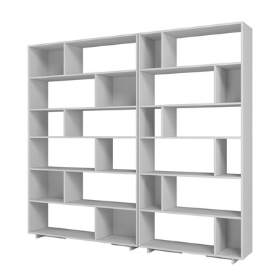 Estante para Livros 10 Prateleiras Branco Bke - Brv