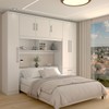 Guarda-Roupa Casal Modulado Diadema 6 Portas 3 Gavetas Branco - Panorama Móveis